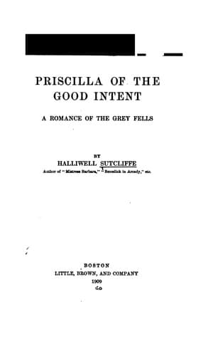 Priscilla of the Good Intent: A Romance of the Grey Fells