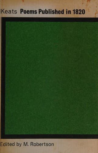 Keats: Poems Published in 1820