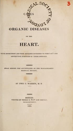 Cases of Organic Diseases of the Heart