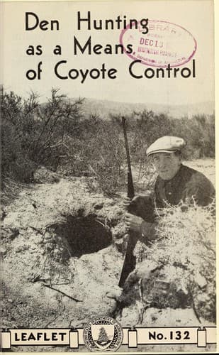 Den Hunting as a Means of Coyote Control