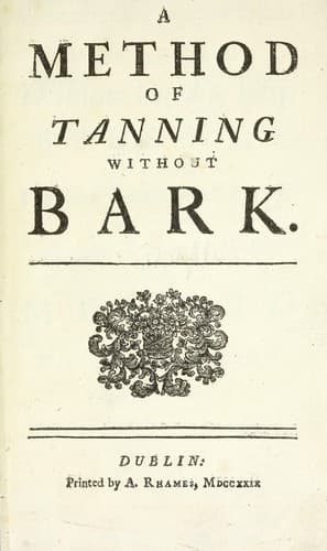 A Method of Tanning without Bark