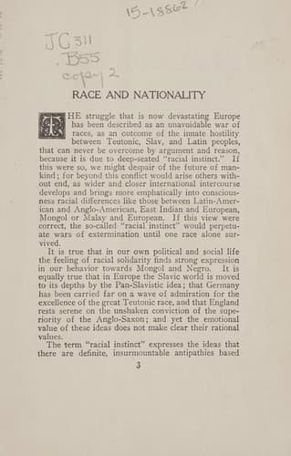 Race and nationality