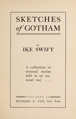 Sketches of Gotham