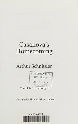 Casanova's Homecoming