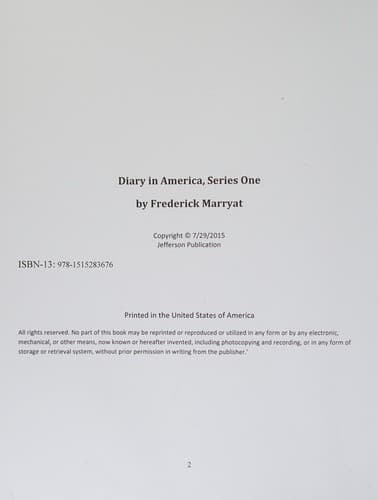 Diary in America, Series One