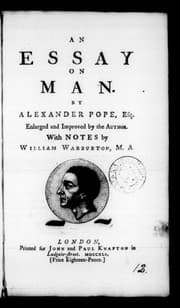 An Essay on Man; Moral Essays and Satires