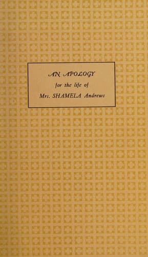 An Apology for the Life of Mrs. Shamela Andrews