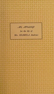 An Apology for the Life of Mrs. Shamela Andrews
