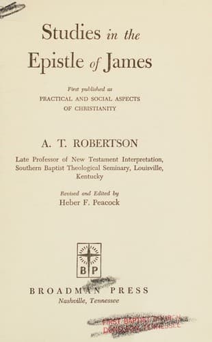Studies in the Epistle of James