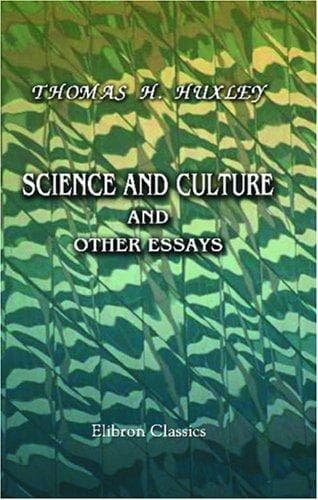 Science and Culture, and Other Essays