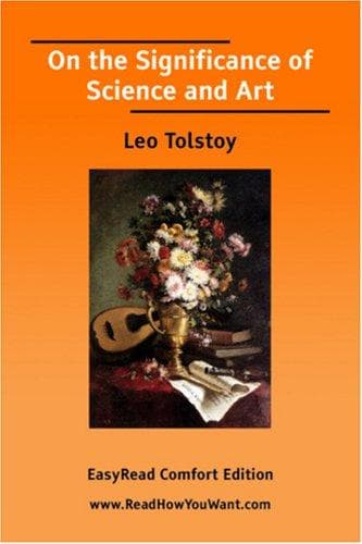 On the Significance of Science and Art