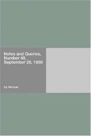 Notes and Queries, Number 48, September 28, 1850