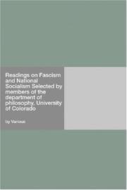 Readings on Fascism and National Socialism: Selected by members of the department of philosophy, University of Colorado