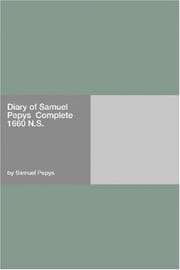 Diary of Samuel Pepys — Complete 1660 N.S.