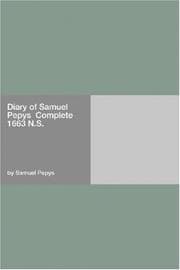 Diary of Samuel Pepys — Complete 1663 N.S.