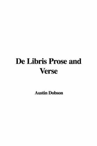 De Libris: Prose and Verse