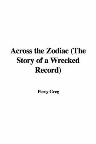 Across the Zodiac: The Story of a Wrecked Record