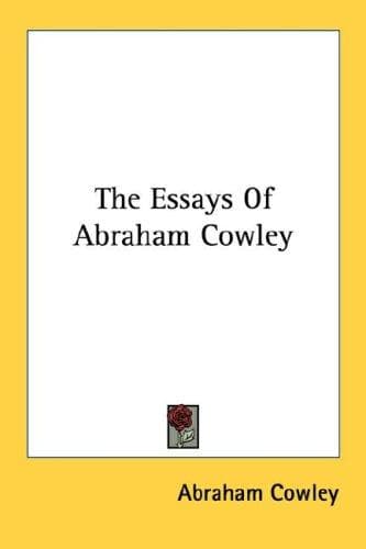 Cowley's Essays