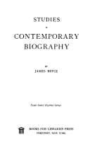 Studies in Contemporary Biography