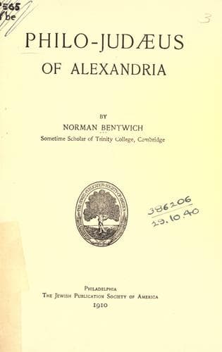Philo-Judæus of Alexandria