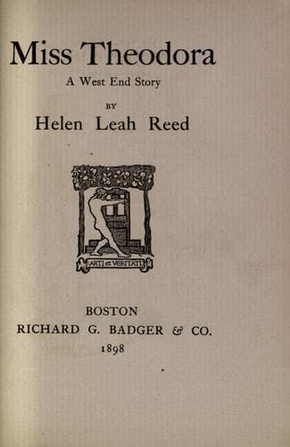 Miss Theodora: A West End Story