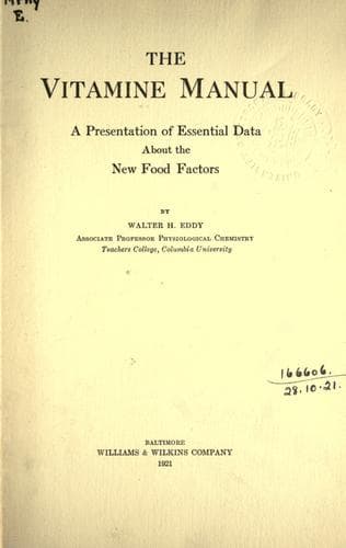 The Vitamine Manual