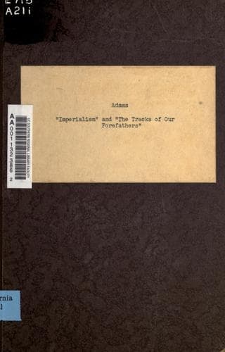 "Imperialism" and "The Tracks of Our Forefathers"