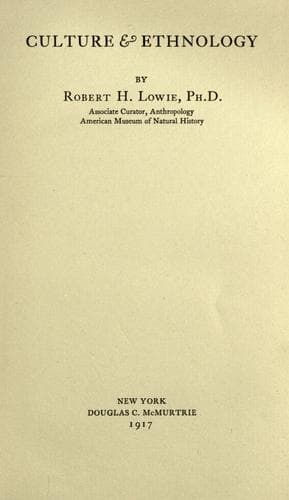 Culture & Ethnology