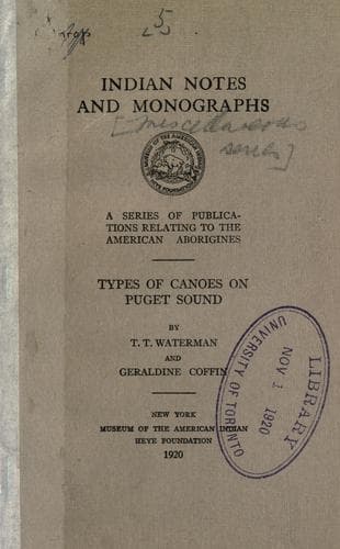 Types of canoes on Puget Sound