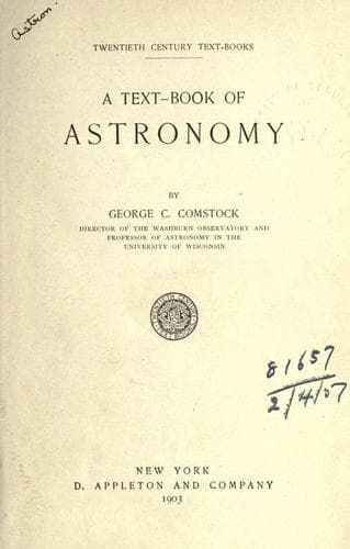 A Text-Book of Astronomy