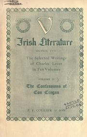 Confessions Of Con Cregan, the Irish Gil Blas