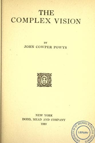 The Complex Vision