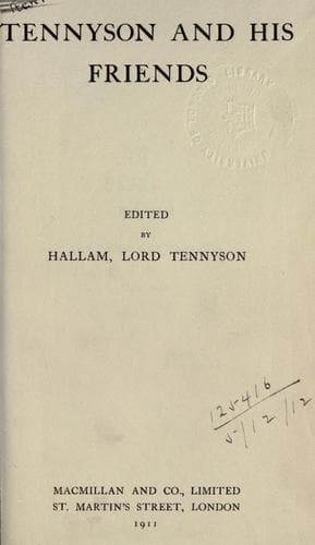 Tennyson and his friends