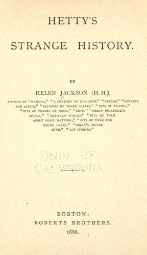 Hetty's Strange History