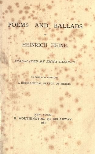 Poems and Ballads of Heinrich Heine