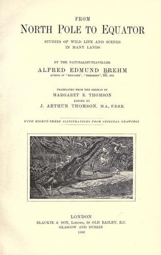 From North Pole to Equator: Studies of Wild Life and Scenes in Many Lands
