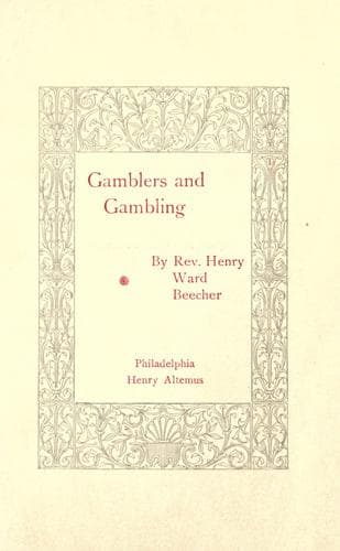 Gamblers and Gambling