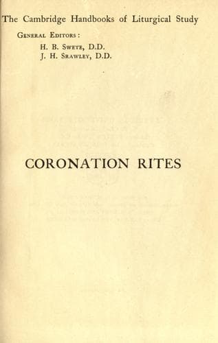 Coronation Rites