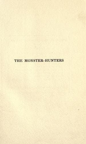 The monster-hunters