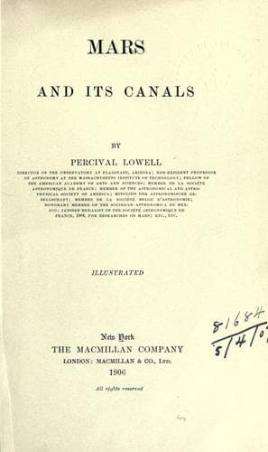 Mars and Its Canals