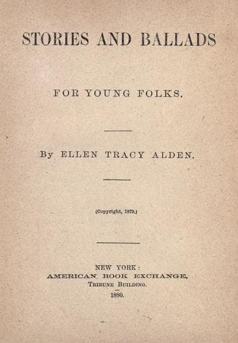 Stories and ballads for young folks
