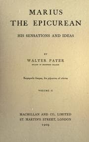 Marius the Epicurean — Volume 2