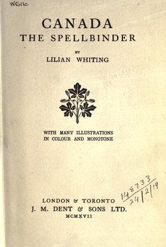 Canada, the Spellbinder