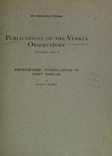 Photographic investigations of faint nebulae