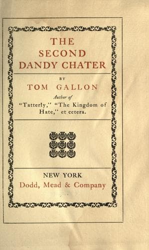The Second Dandy Chater