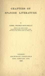 Chapters on Spanish Literature