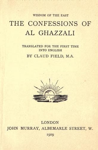 The Confessions of Al Ghazzali