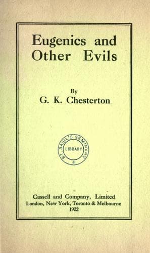 Eugenics and Other Evils