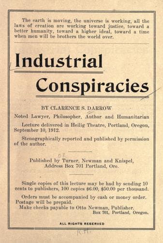 Industrial Conspiracies