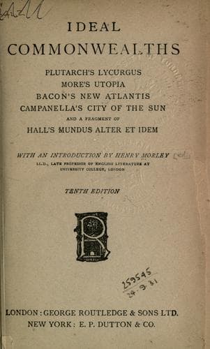 Ideal Commonwealths